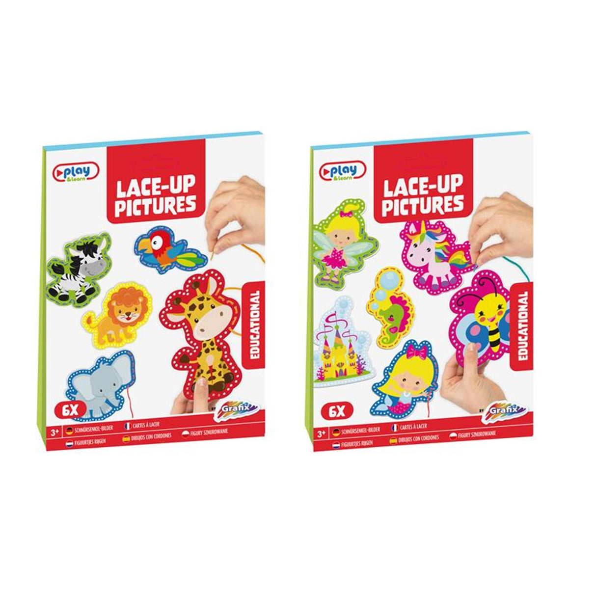 Grafix Aufreihfiguren-Set 6-teilig
