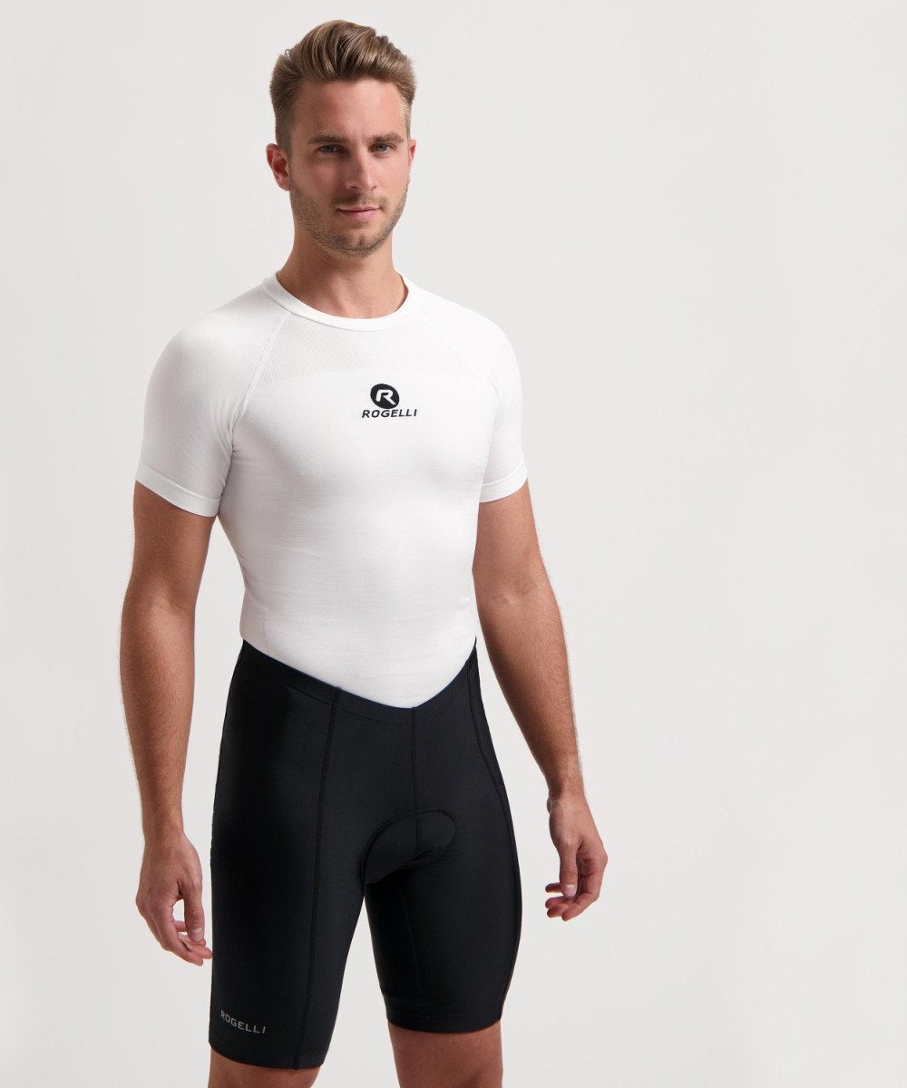 Rogelli econ korte fietsbroek - heren - zwart - maat xl