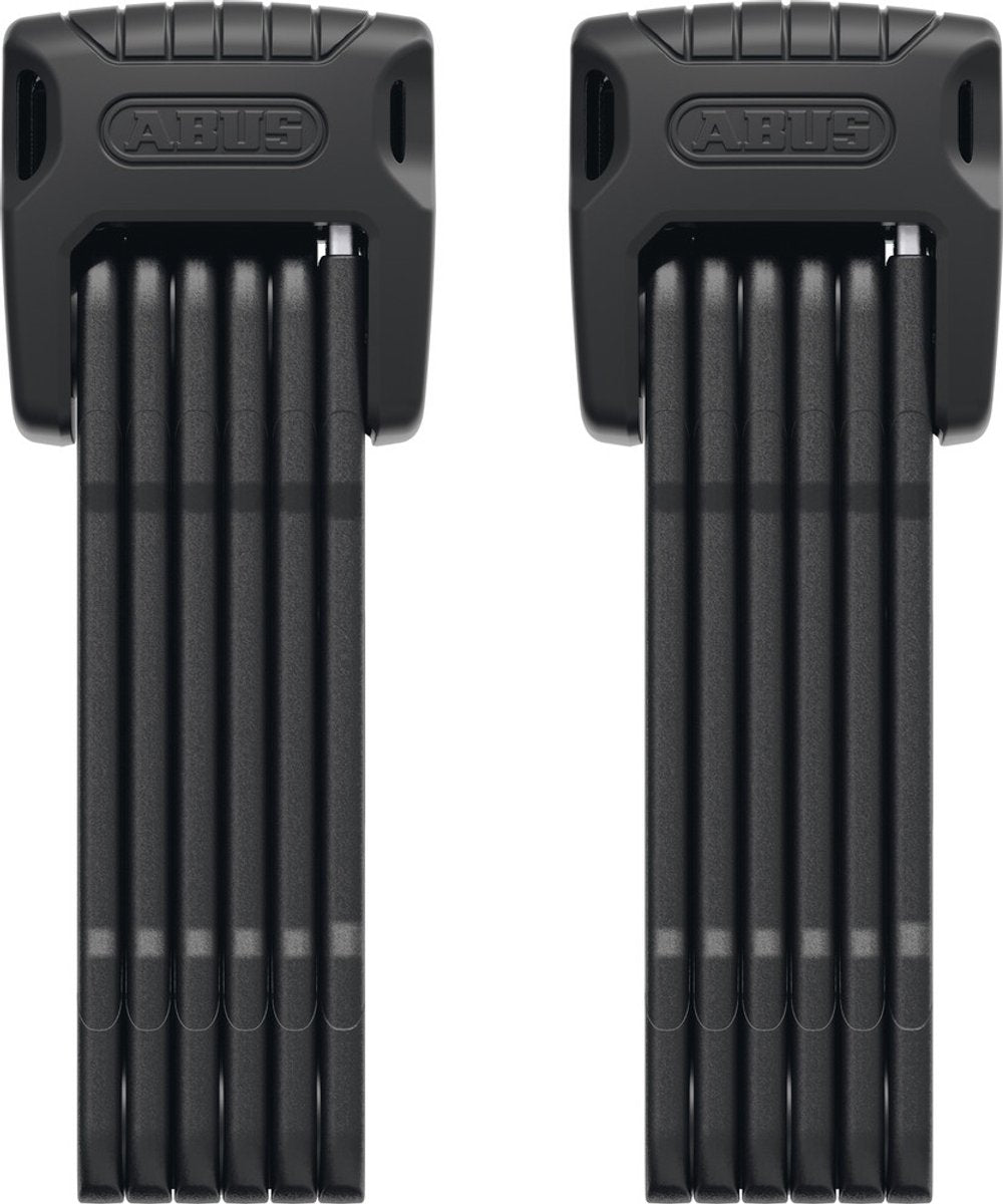 Abus Faltschloss Bordo Granit 6500K mit SH-Schlosshalter - 2er-Set - Fahrradschloss mit Xplus-Zylinder für hohen Manipulationsschutz - Sicherheitsstufe 15 - Länge 90 cm