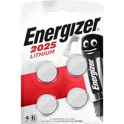 Energizer Lithium 3V -Knopfzellbatterien (CR2025) 4 Teile