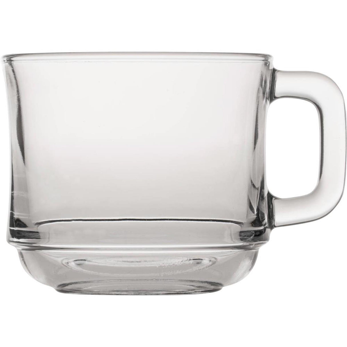 Duralex Teeglas Lys, stapelbar, Hartglas, 220 ml, 6 Stück, Durchmesser 8 x 7,1 cm