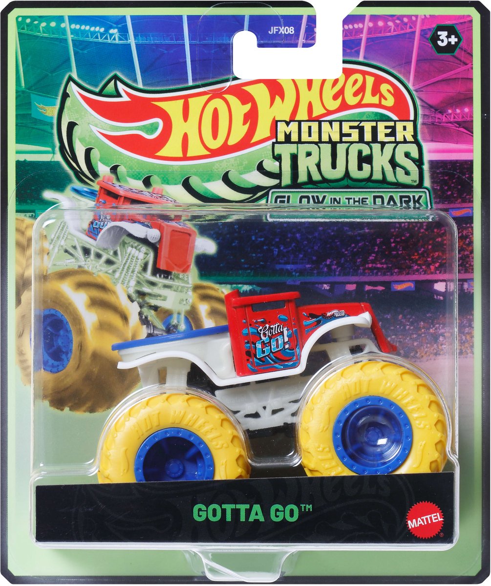 Hot Wheels Monstertruck leuchten im Dunkeln jfx08