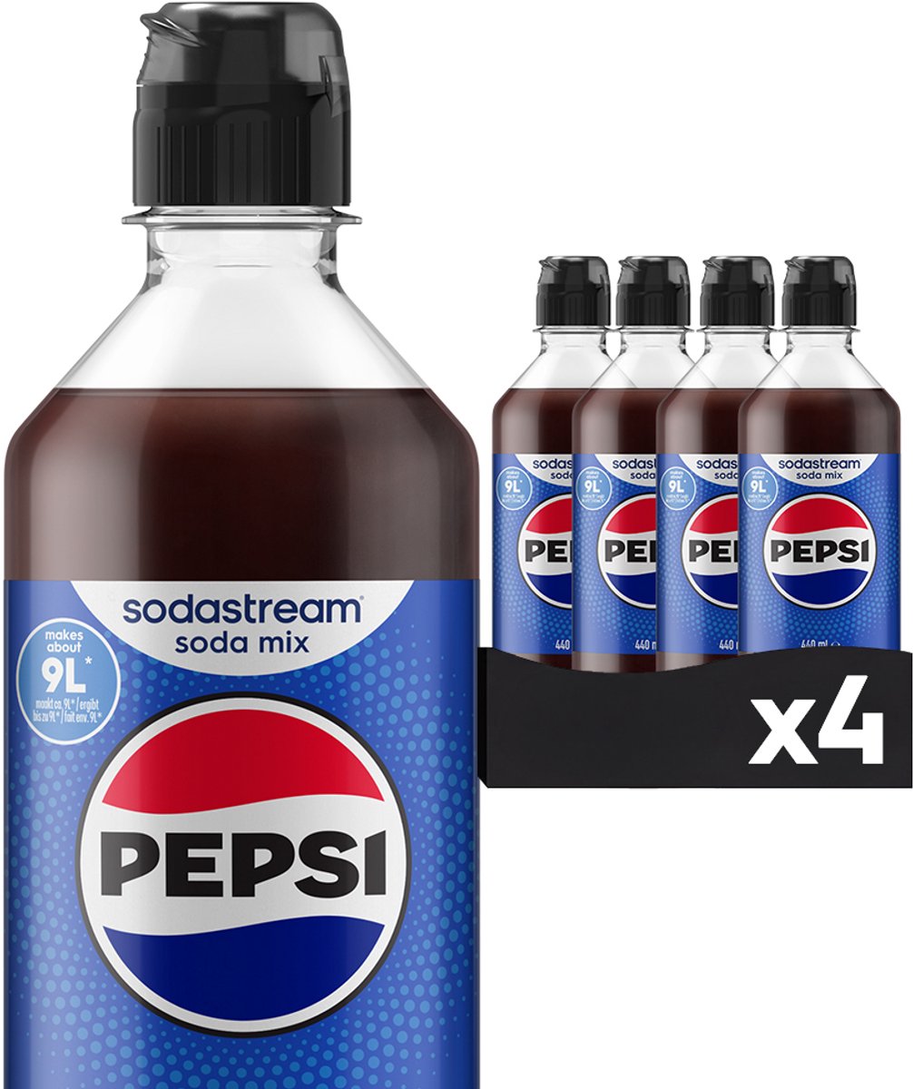 Sodastream Pepsi-Cola-Sirup – 4er-Pack