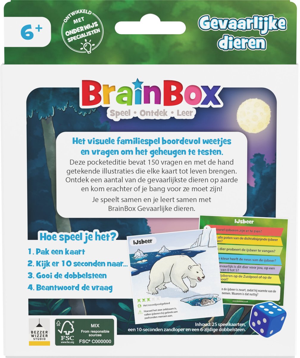 Brainbox Pocket gefährliche Tiere