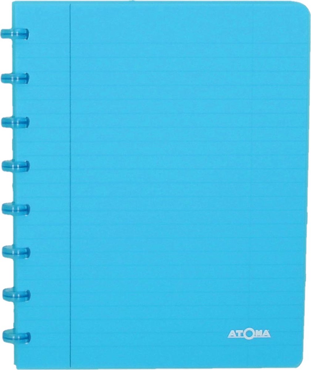 Atoma trendiges Notizbuch | ft a5 | 144 Seiten | gefüttert | transparentes Türkis