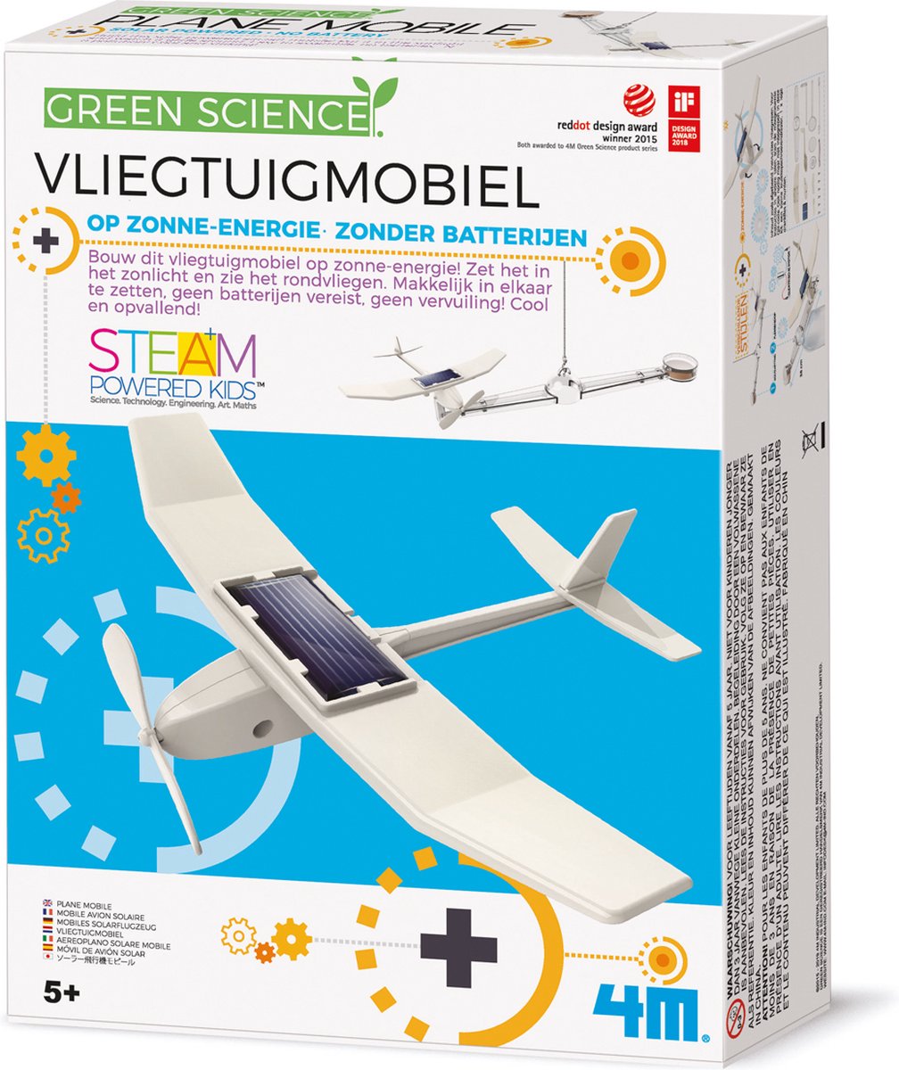 4m Kidzlabs Bausatz - Solarflugzeug mobil