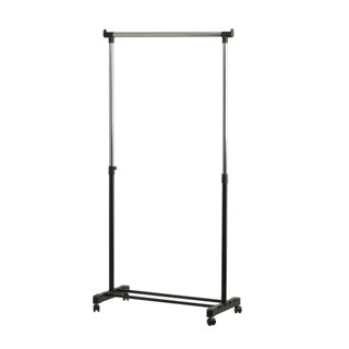 V-teiliger Kleiderständer 84x170x43 cm schwarz