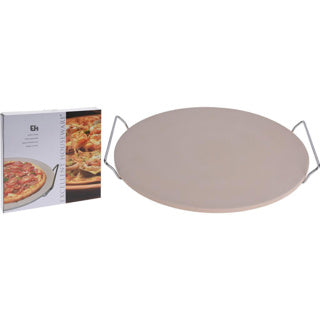 Ausgezeichneter Hauswarenpizza -Stein mit Halter Ø33 cm