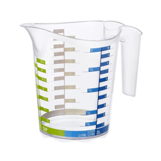 Rotho Domino Messbecher 1l transparent