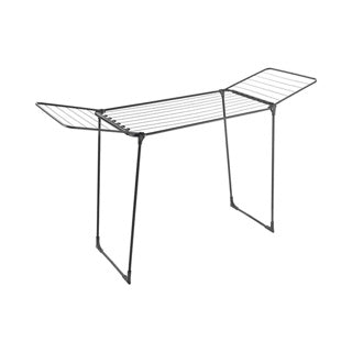 Metaltex Tomado Hydra Plus Wäscheständer 18 m Leine 179x56x105 cm grau schwarz