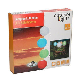 Lampion Solar LED 4 sortiert 28cm