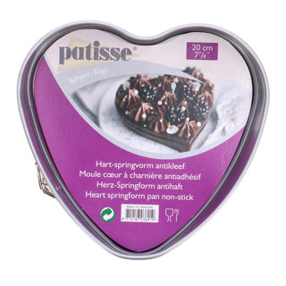 Patisse Silver-Top-Herz-Springform 20 cm