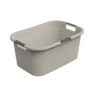 Rotho Country Wäschekorb 40l Cappuccino
