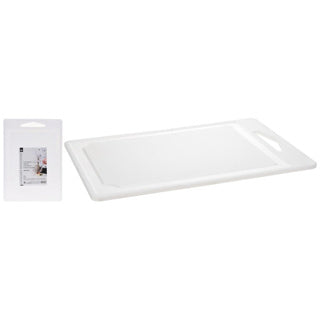 Excellent Houseware Schneidebrett 39 x 27 cm weiß | 3 Stück