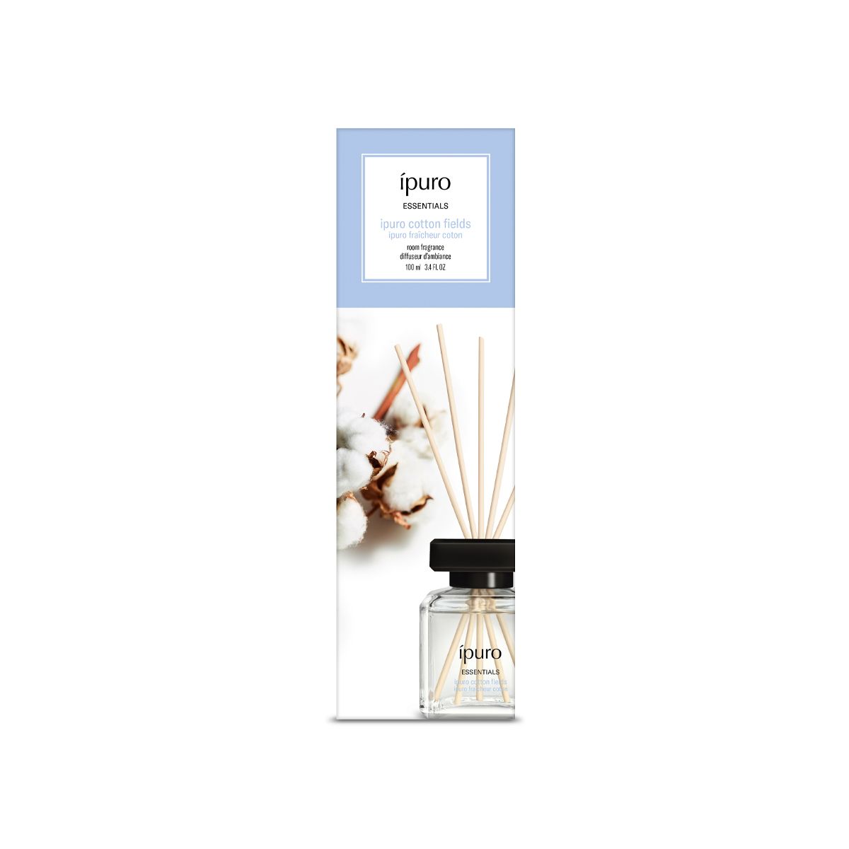 Ipuro geurdiffuser cotton fields 100 ml