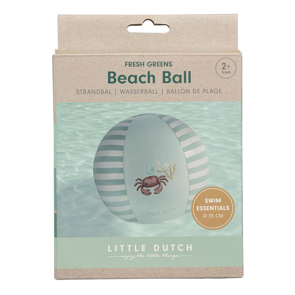 Little Dutch Fresh Greens Wasserball, 35 cm