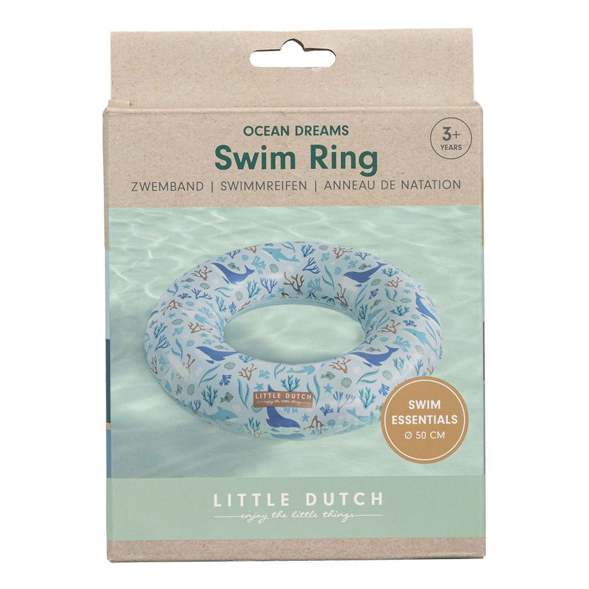 Little Dutch Ocean Dreams Schwimmring blau, 50 cm