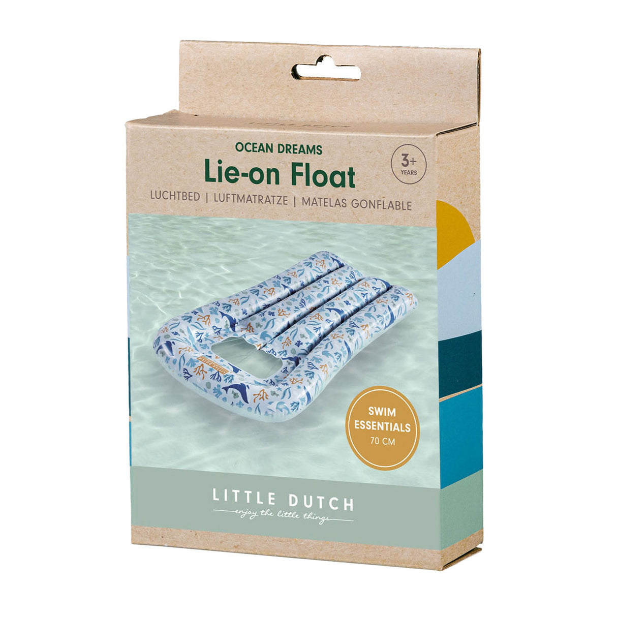 Little Dutch Ocean Dreams Luftmatratze blau