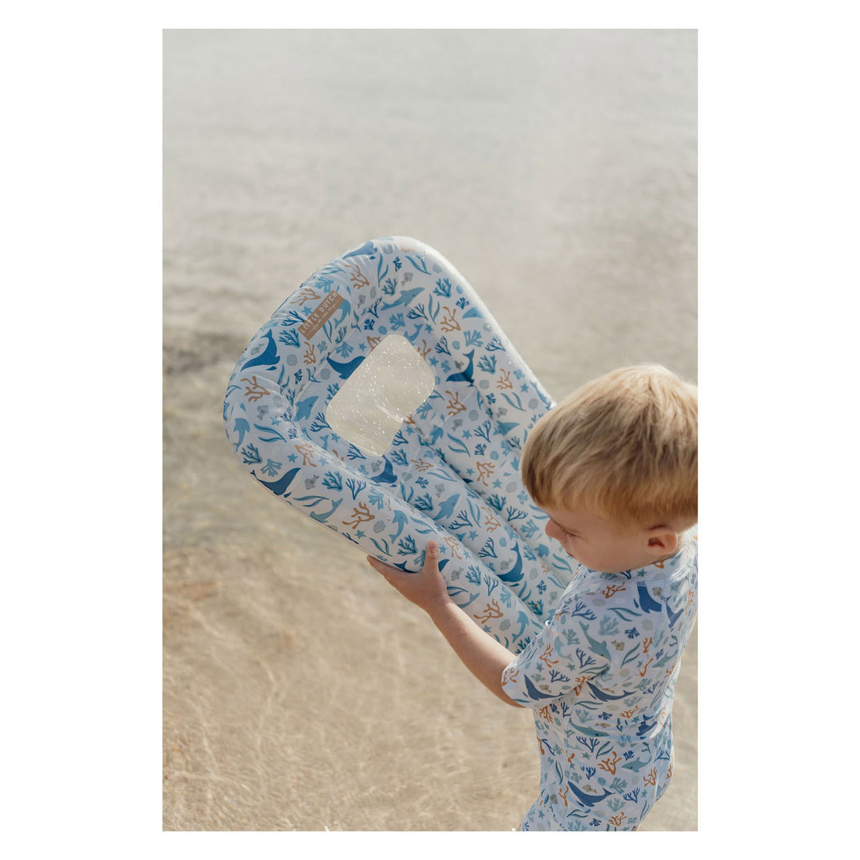 Little Dutch Ocean Dreams Luftmatratze blau