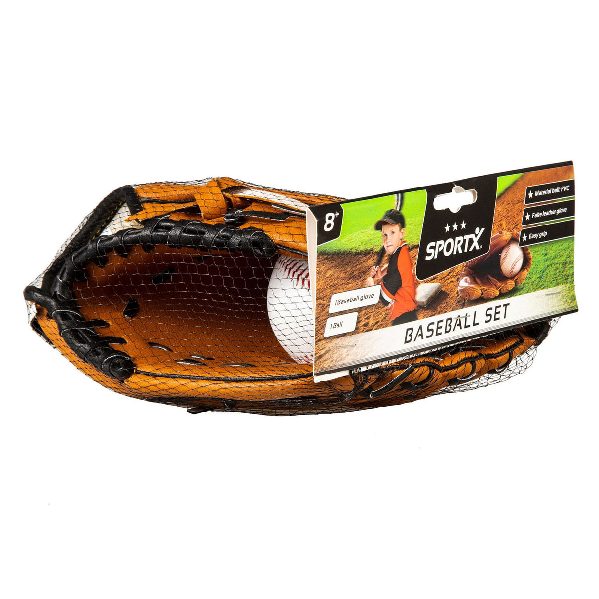 Sportx Baseballhandschuh mit Ball