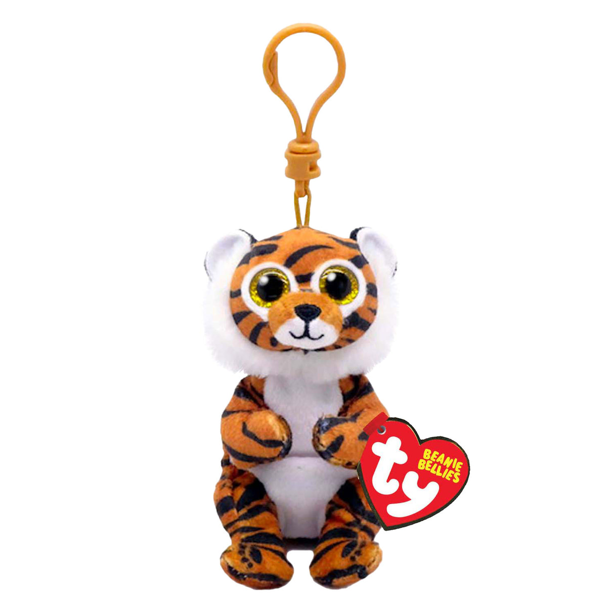 Ty Beanie Babies Bäuche Clip Clawdia Tiger, 10 cm