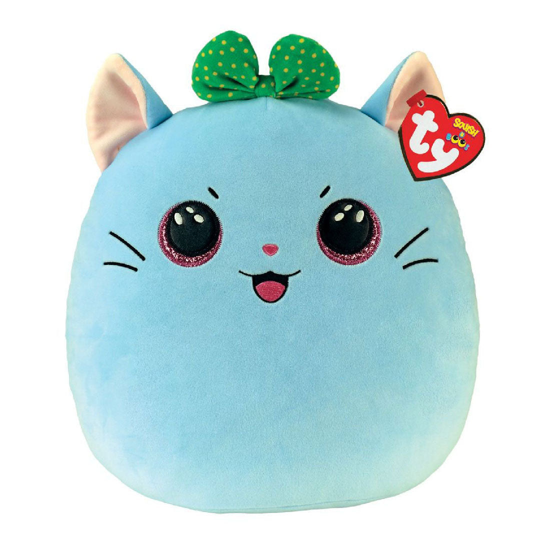 Ty Beanie Ty Squish a Boo Kirra, graue Katze, 31 cm