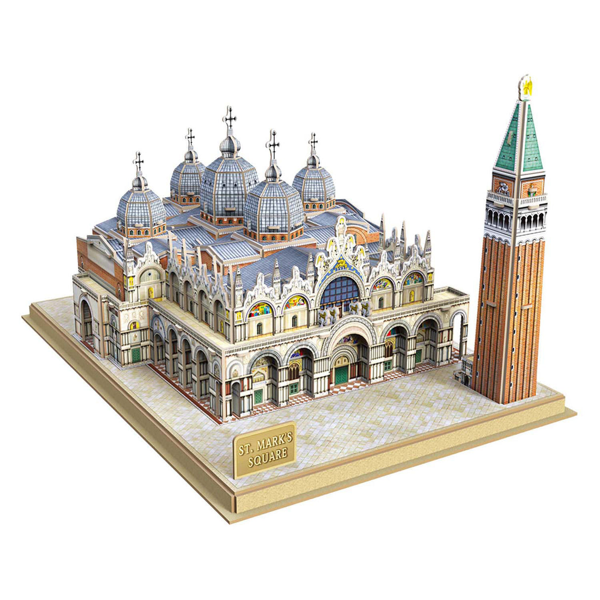 Kubisches lustiges 3D-Puzzle National Geographic St. Marcoplatz