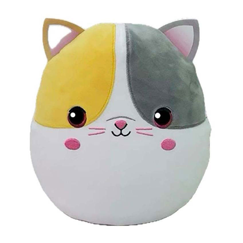 Ty Beanie Ty Squish a Boo Gelbgraue Katze, 20 cm