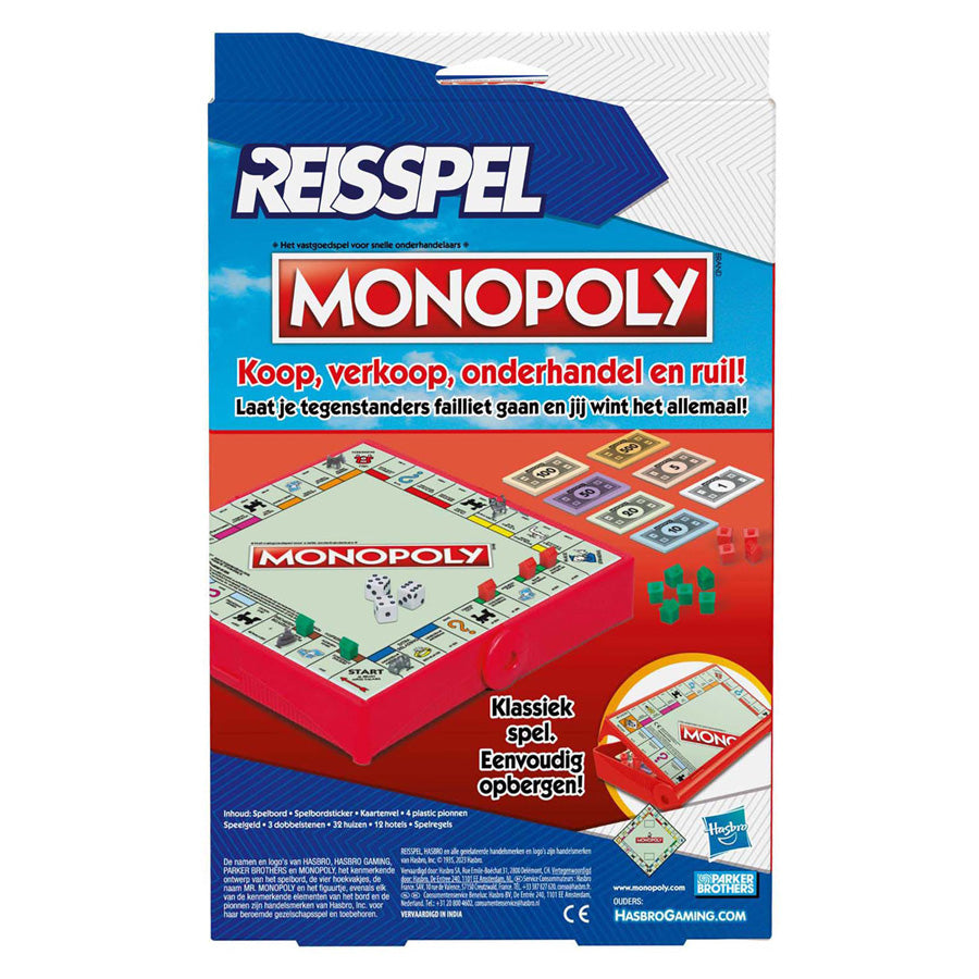 Hasbro Spielreise Monopoly | 2 Stk