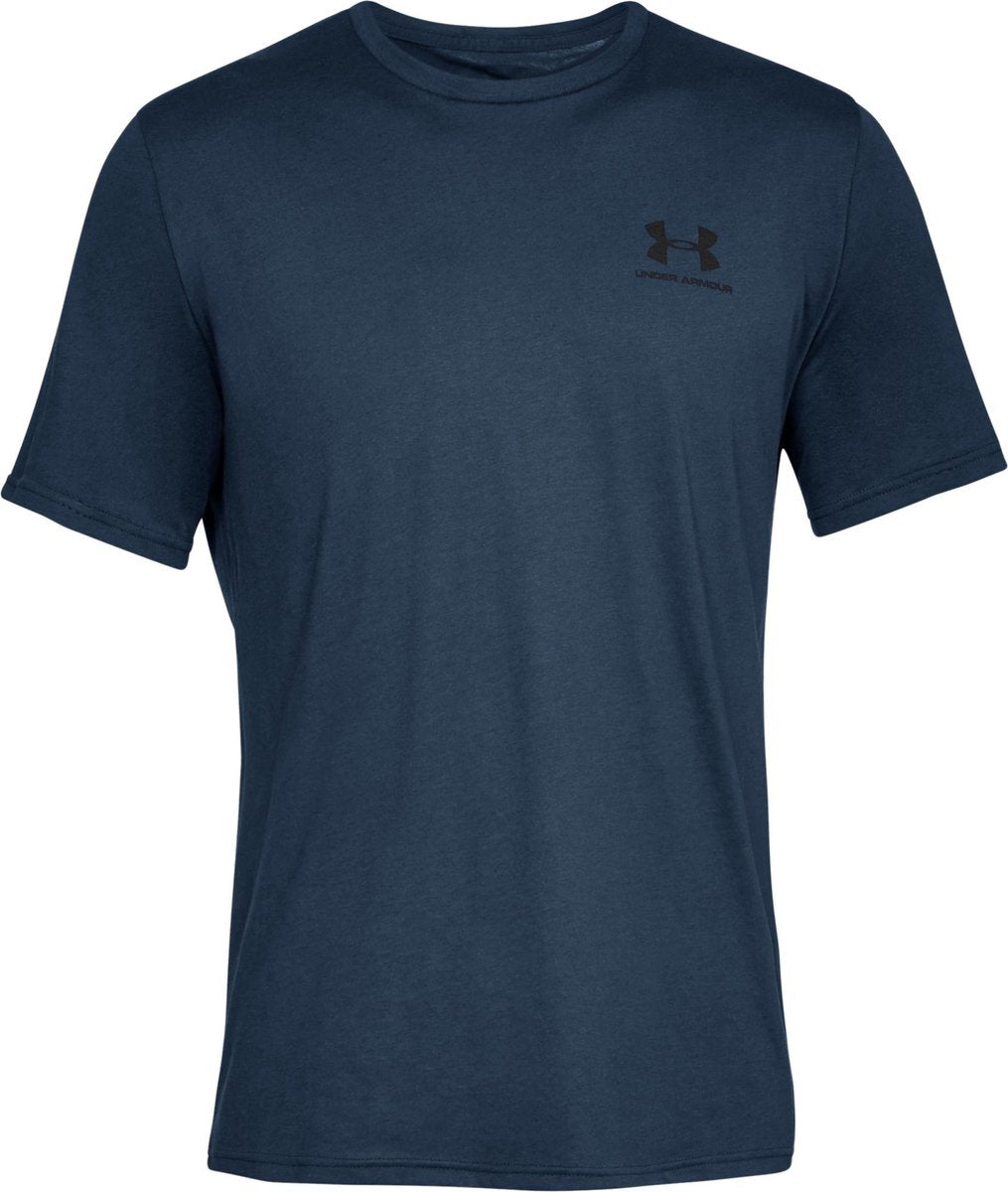 Under Armour UA M Sportstyle LC SS-Blu Herren-Sportshirt – Academy – Schwarz