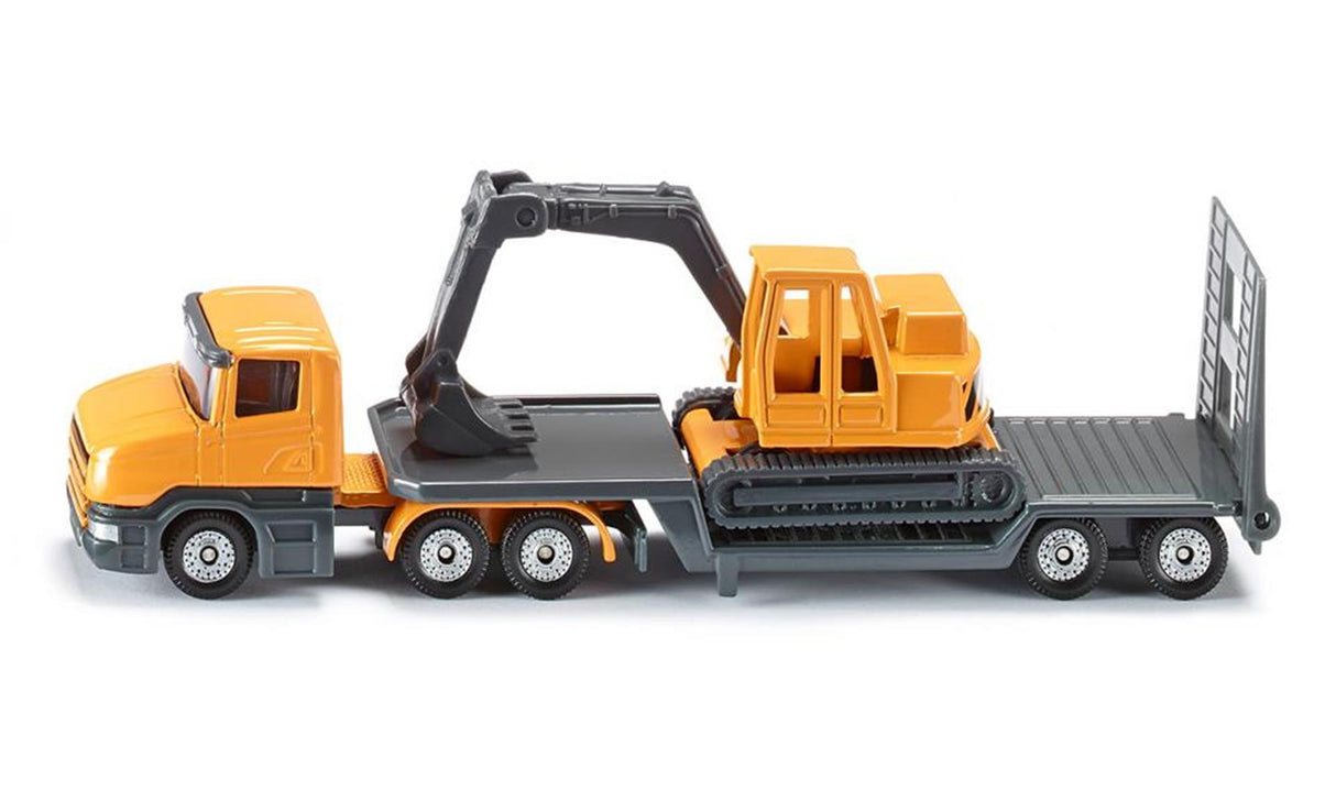 Siku 1611 Tieflader mit Bagger