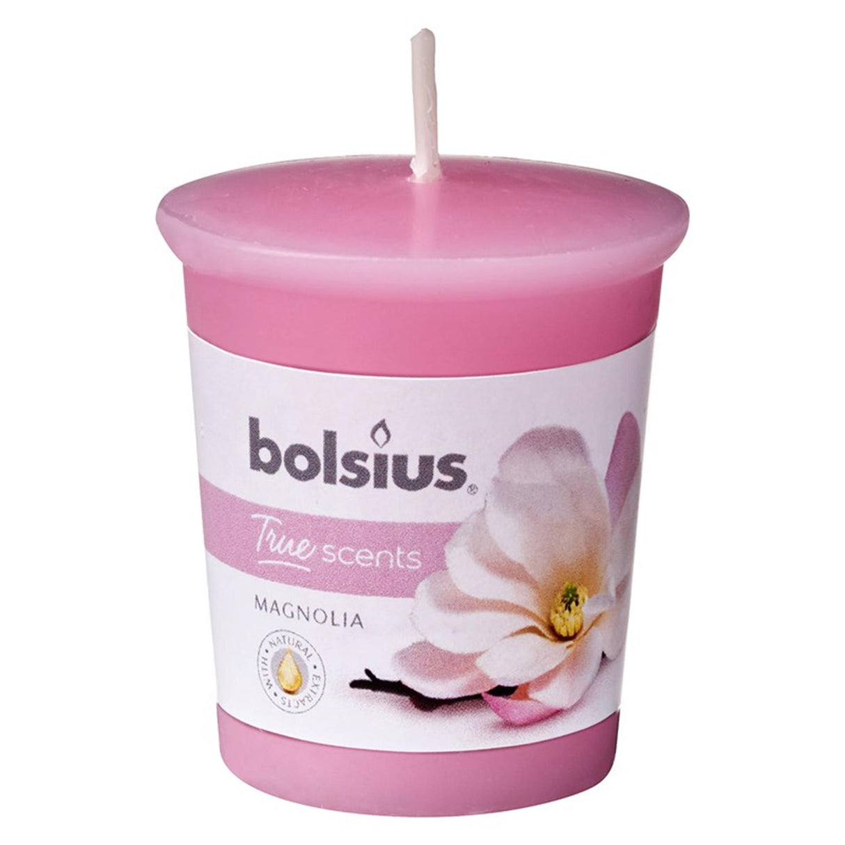 Bolsius Votivkerze 53 45 runde Magnolie 12 Stk