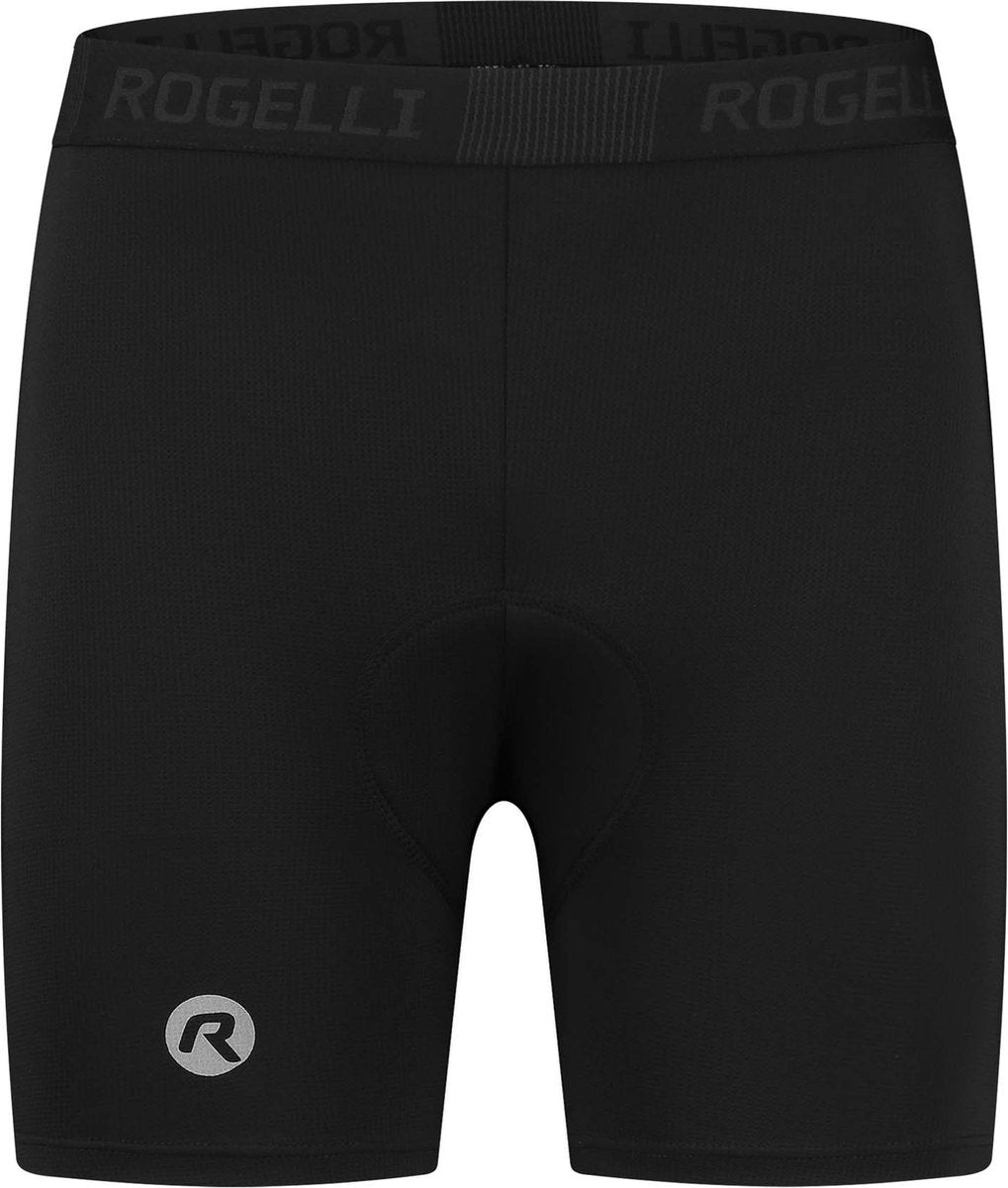 Rogelli fietsonderbroek heren - met zeem - zwart - xl