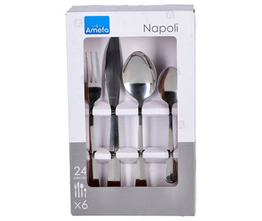 Amefa Besteckset Napoli 24-teilig
