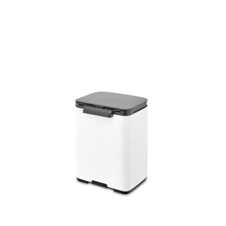 Brabantia Bo Abfallbehälter – 4 Liter – Badezimmer – Weiß
