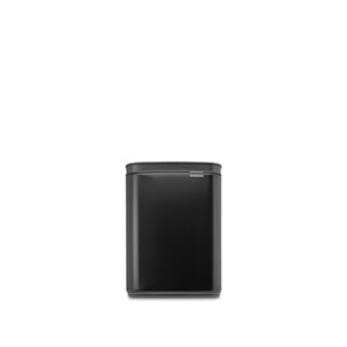Brabantia Bo Abfalleimer – 4 Liter – Badezimmer – Mattschwarz