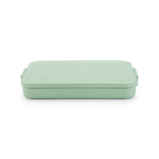 Brabantia Lunchbox zum Mitnehmen flach jadegrün | 2 Stk