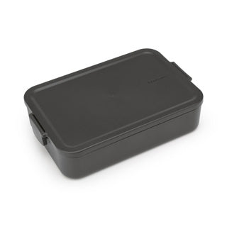 Brabantia Lunchbox zum Mitnehmen, groß, dunkelgrau | 2 Stk