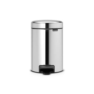 Brabantia Newicon Abfallbehälter – 3 Liter – Badezimmer – glänzender Stahl