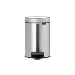 Brabantia Newicon Abfallbehälter – 3 Liter – Badezimmer – mattierter Stahl