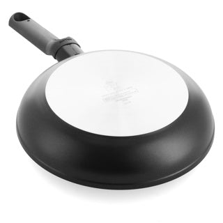BK Easy Induktionsbratpfanne 24 cm – PFAs-freie Antihaftbeschichtung – Induktionsbratpfanne – Keramikpfanne – ofenfest bis 160 °C – Kaltgriffe – Schwarz