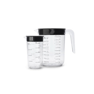 Brabantia Tasty+ Messbecher-Set 2-teilig dunkelgrau
