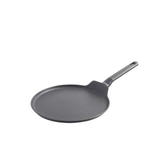 BK Easy Induktions-Pfannkuchenpfanne 28 cm – PFAs-freie Antihaftbeschichtung – Induktionsbratpfanne – Keramikbratpfanne – ofenfest bis 160 °C – Kaltgriffe – Granitschwarz