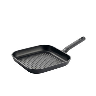 BK Easy Induktions-Grillpfanne 26 x 26 cm – PFAS-freie Antihaftbeschichtung – Induktions-Grillpfanne – Keramikpfanne – ofenfest bis 160 °C – Kaltgriffe – Schwarz