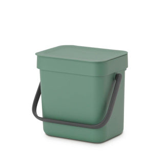 Brabantia Mülleimer Sort Go 3l tannengrün | 2 Stk