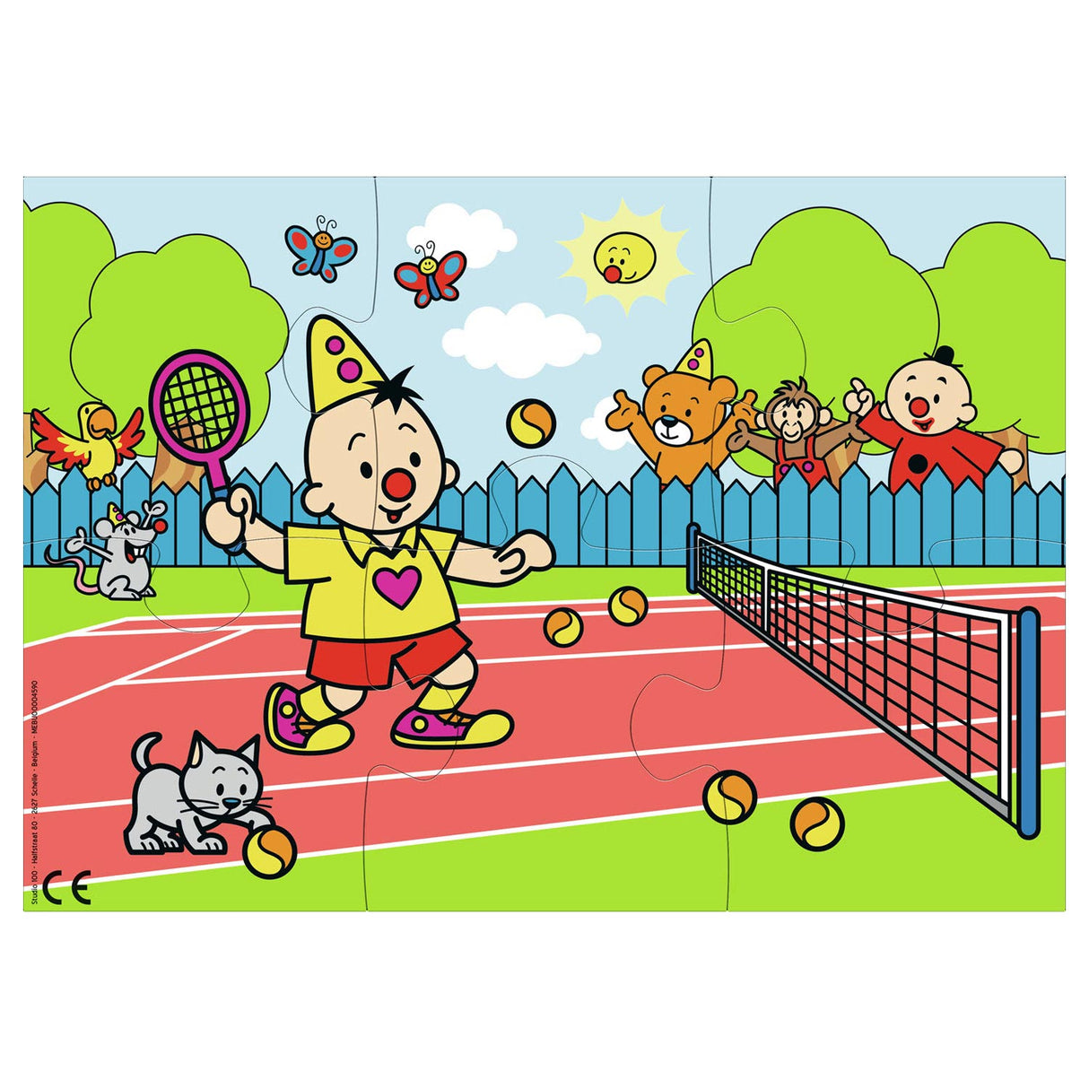 Studio 100 Bumba-Puzzle - Tennis, 6-tlg.