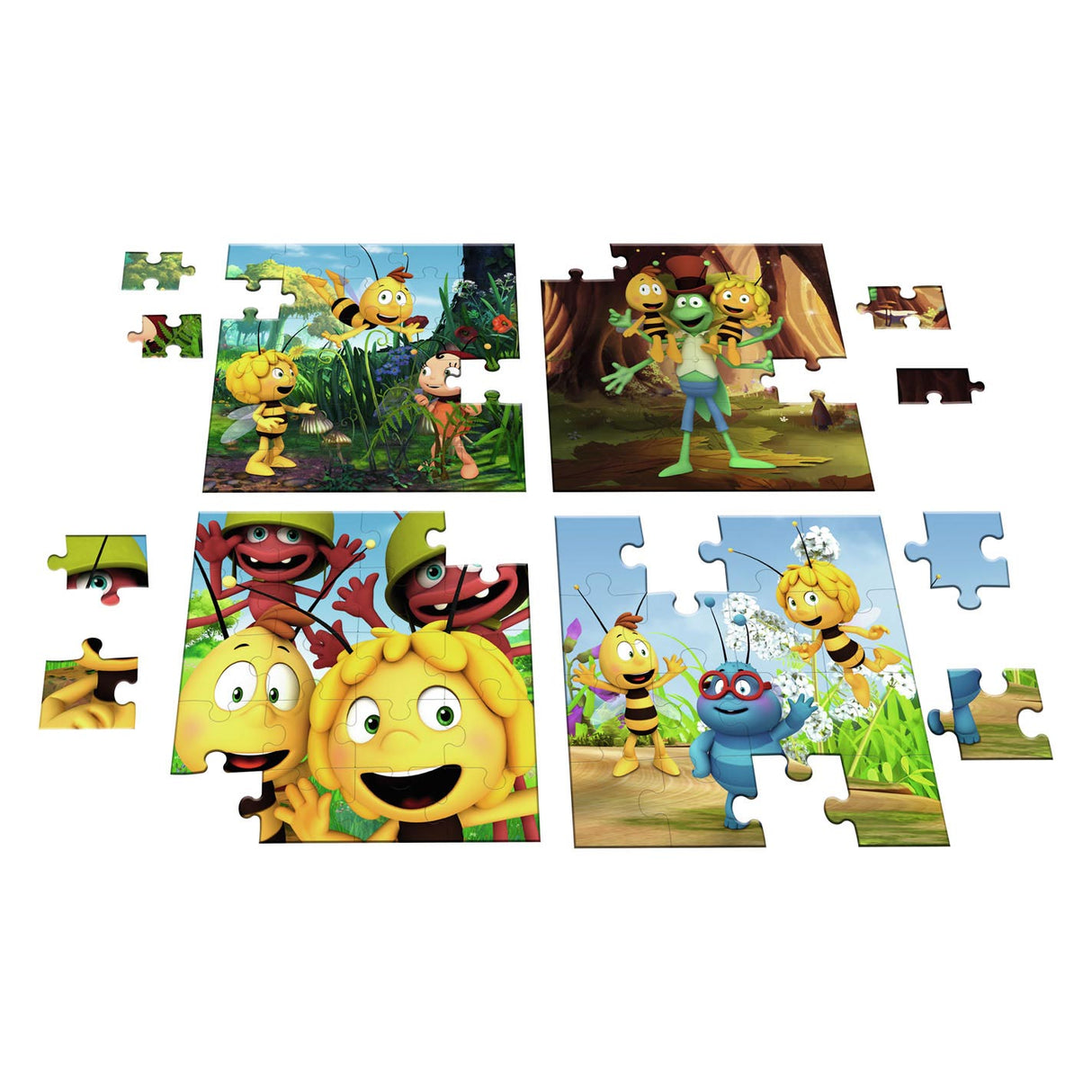 Biene Maja Puzzle, 4in1