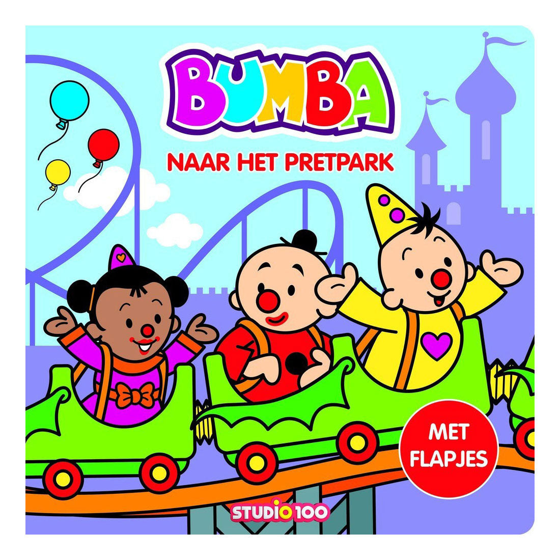 Studio 100 Bumba Cardboard Book mit Klappen Vergnügungspark