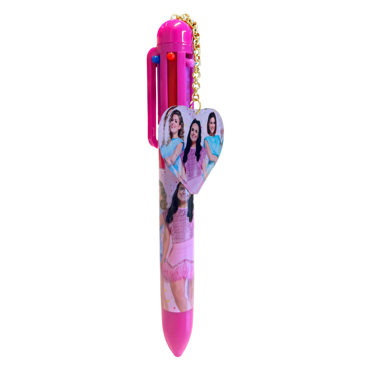 Studio 100 k3 meerkleurenpen hart multicolor voor kinderen.