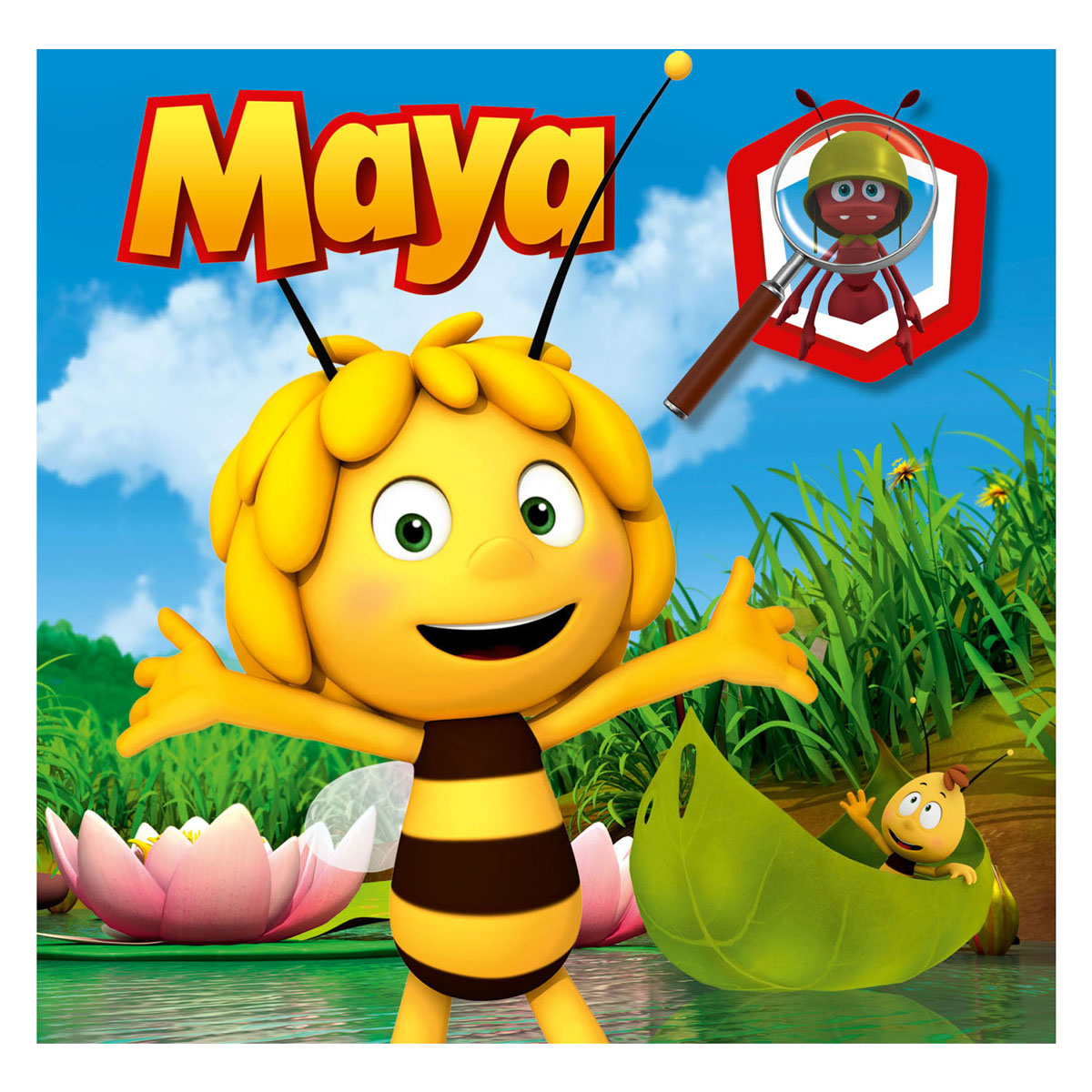 Studio 100 maya de bij - badspeelgoed - badboek - spelen zoeken in bad - waterbestendig babyboekje